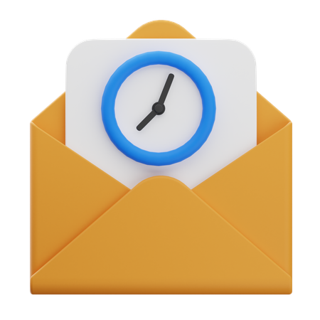 Pending Email  3D Icon