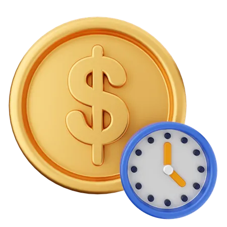 Pending Money Dollar  3D Icon