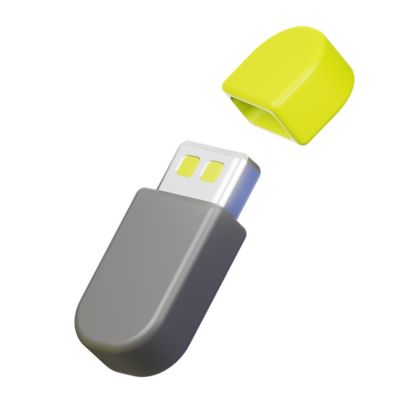 Pendrive  3D Icon