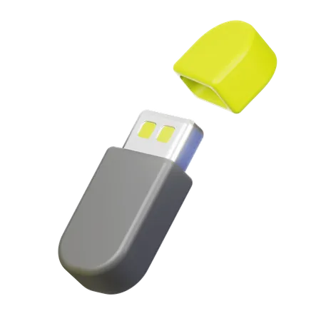 Pendrive  3D Icon