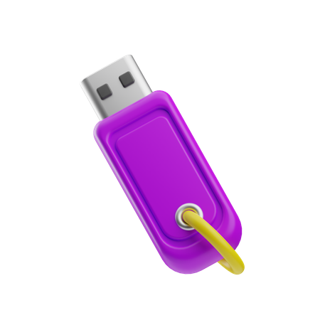 Pendrive  3D Icon