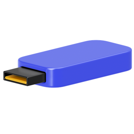 Pendrive  3D Icon