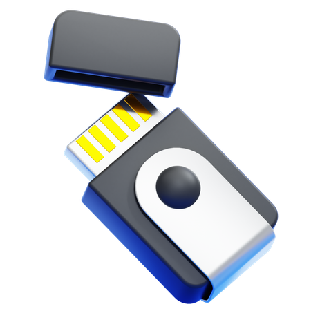 Pendrive  3D Icon