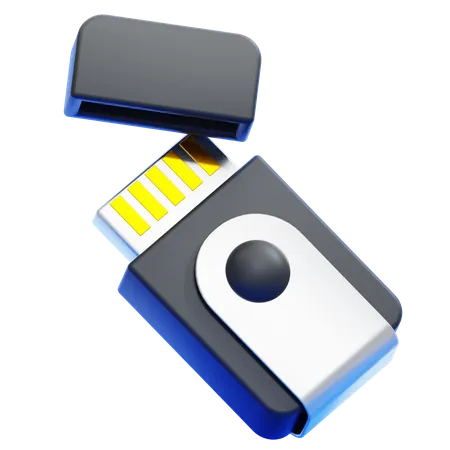 Pendrive  3D Icon