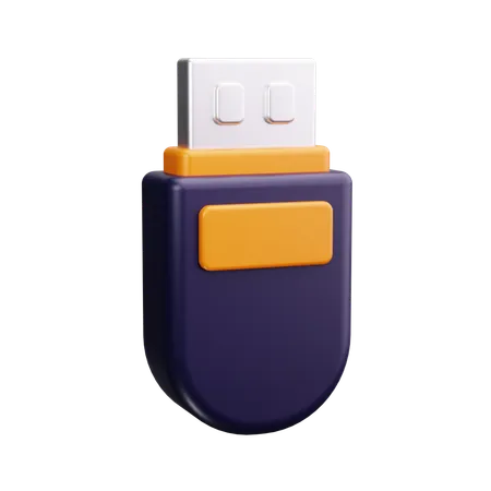 Pendrive  3D Icon