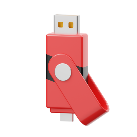 Pendrive  3D Illustration