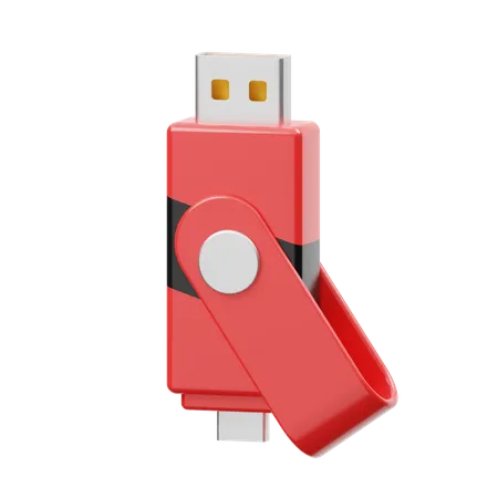 Pendrive  3D Illustration