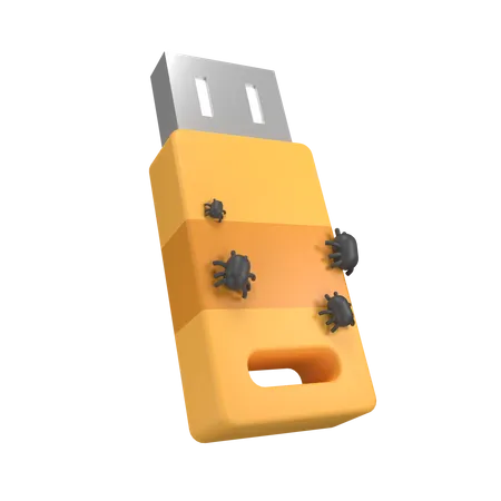 Pendrive  3D Illustration