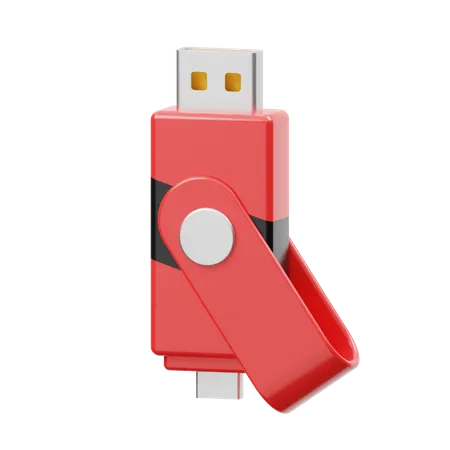 Memoria USB  3D Illustration