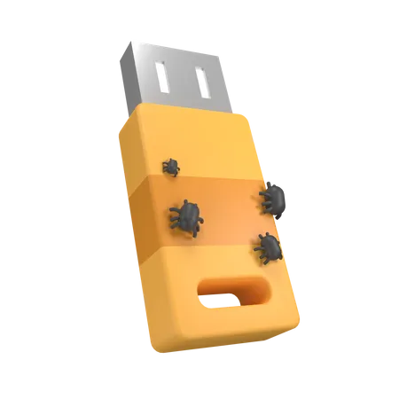 Memoria USB  3D Illustration