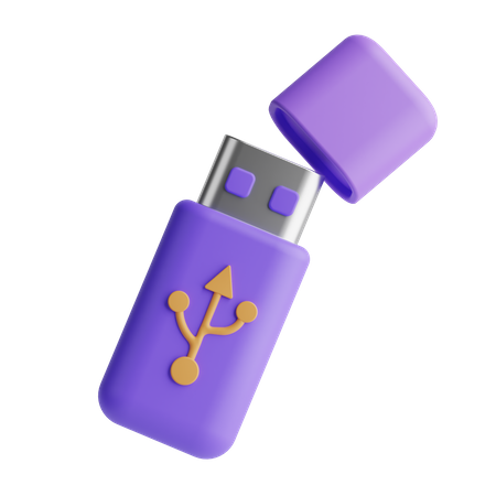 Pen drive  3D Icon