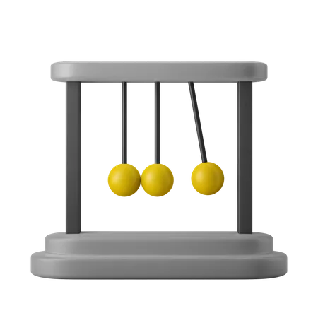 Pendulum 3D Illustration