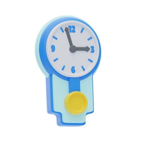 Pendulum Clock  3D Icon