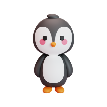 Penguin  3D Icon