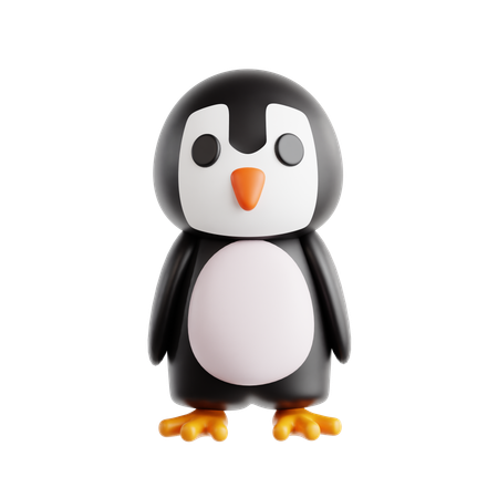 Penguin  3D Icon