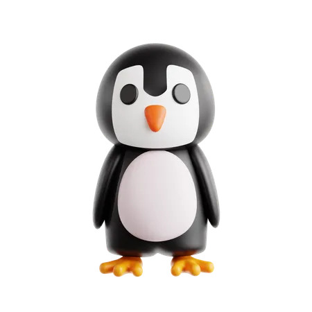 Penguin  3D Icon