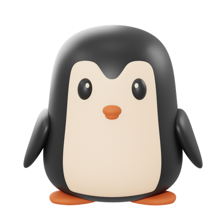 Penguin  3D Illustration