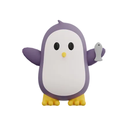 Penguin 3D Illustration