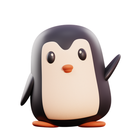 Penguin  3D Illustration