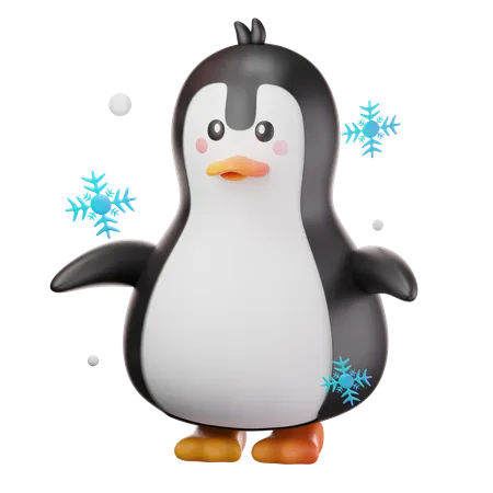 Penguin 3D Icon