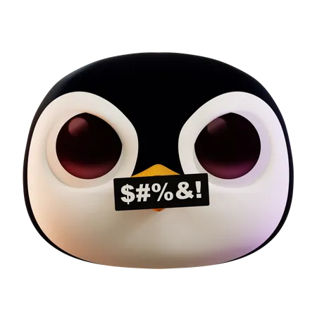 Penguin Curse Emoji  3D Icon
