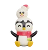 Penguin With Snowman