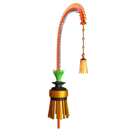 Penjor Balinese  3D Icon
