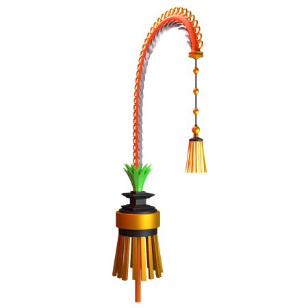 Penjor Balinese  3D Icon