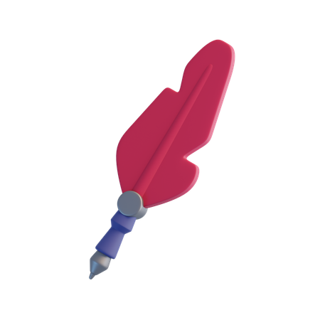 Penna piuma  3D Icon