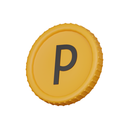 Penny coin  3D Icon