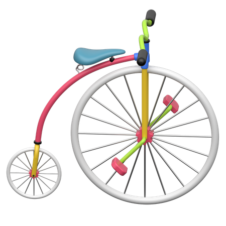 Penny farthing  3D Icon