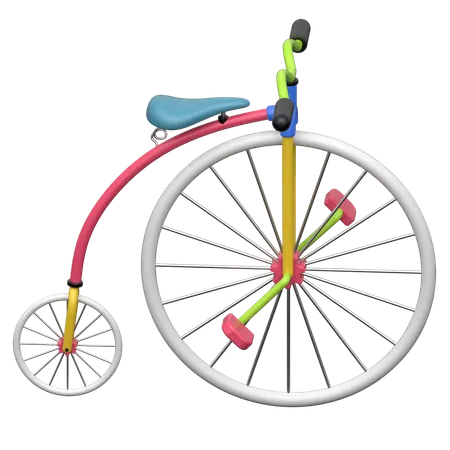 Penny farthing  3D Icon