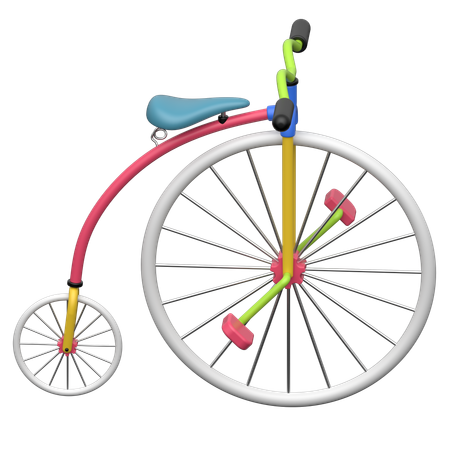 Penny farthing  3D Icon