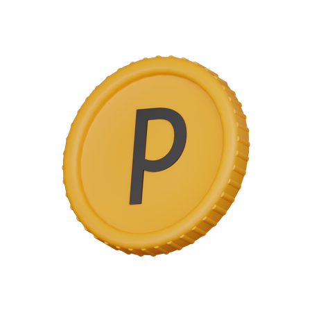 Penny-Münze  3D Icon