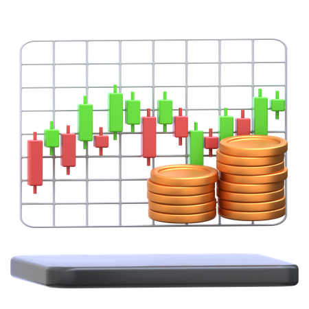 Penny Stock  3D Icon