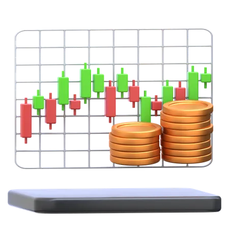 Penny Stock  3D Icon