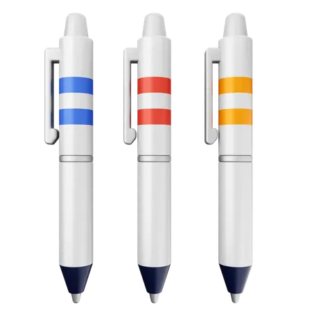 Pens Education  3D Icon