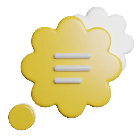 Pensamento  3D Icon
