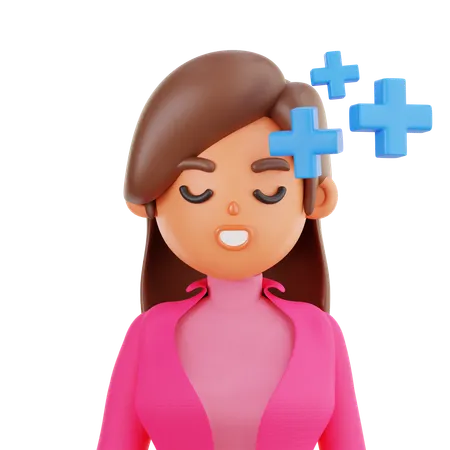 Pensamento positivo  3D Icon
