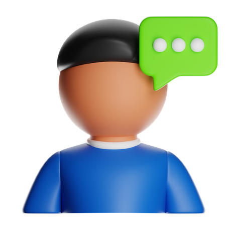 Pensamento  3D Icon