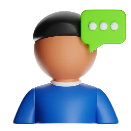 Pensamento  3D Icon