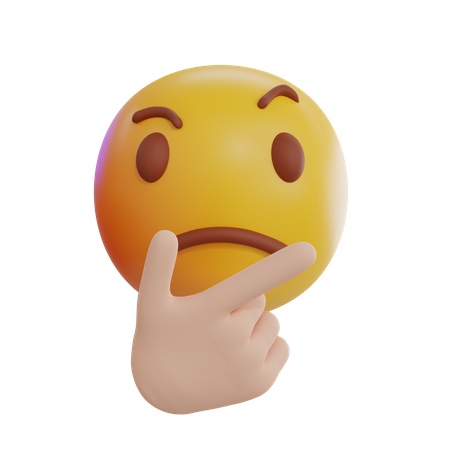 Emoji pensando  3D Icon