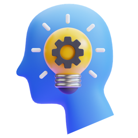 La pensée créative  3D Icon