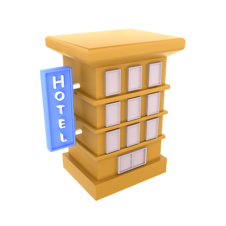 Junta del hotel  3D Icon