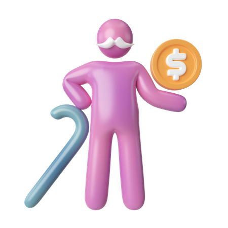 Pension Fund  3D Icon