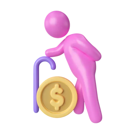 This Is Pension Fund 3 D Render Illustration Icon High Resolution Png File Isolated On Transparent Background Available 3 D Model File Format BLEND OBJ FBX And GLTF 3D Icon