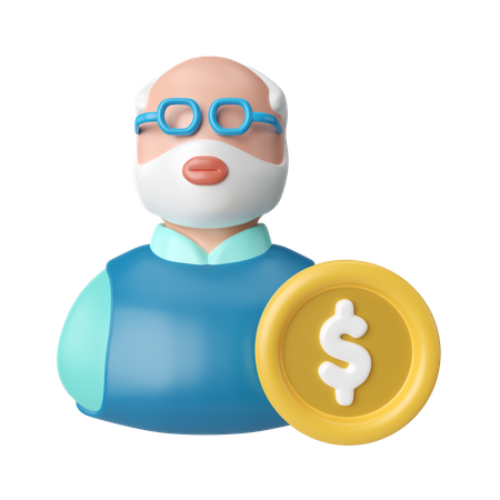 Pension Fund  3D Icon