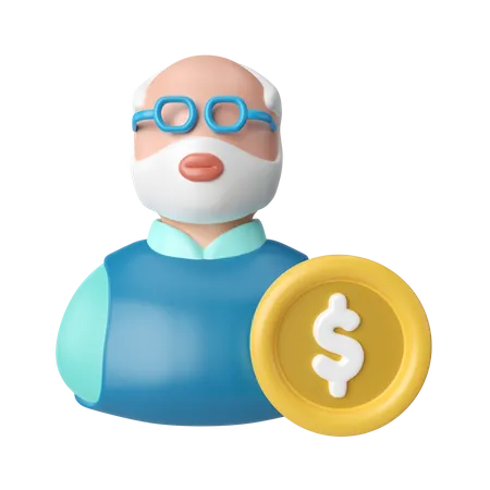 Pension Fund  3D Icon