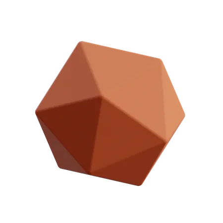 Penta Face Polygon  3D Icon