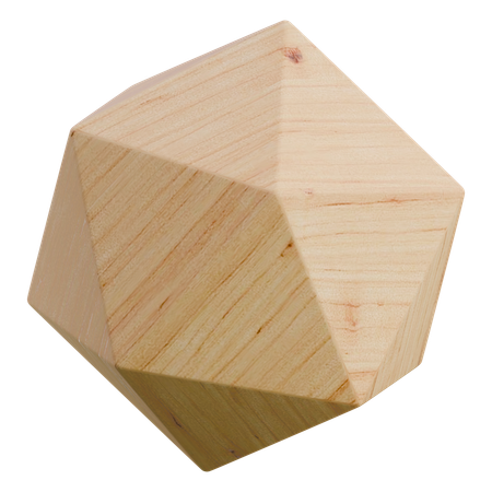 Polygone penta face  3D Icon